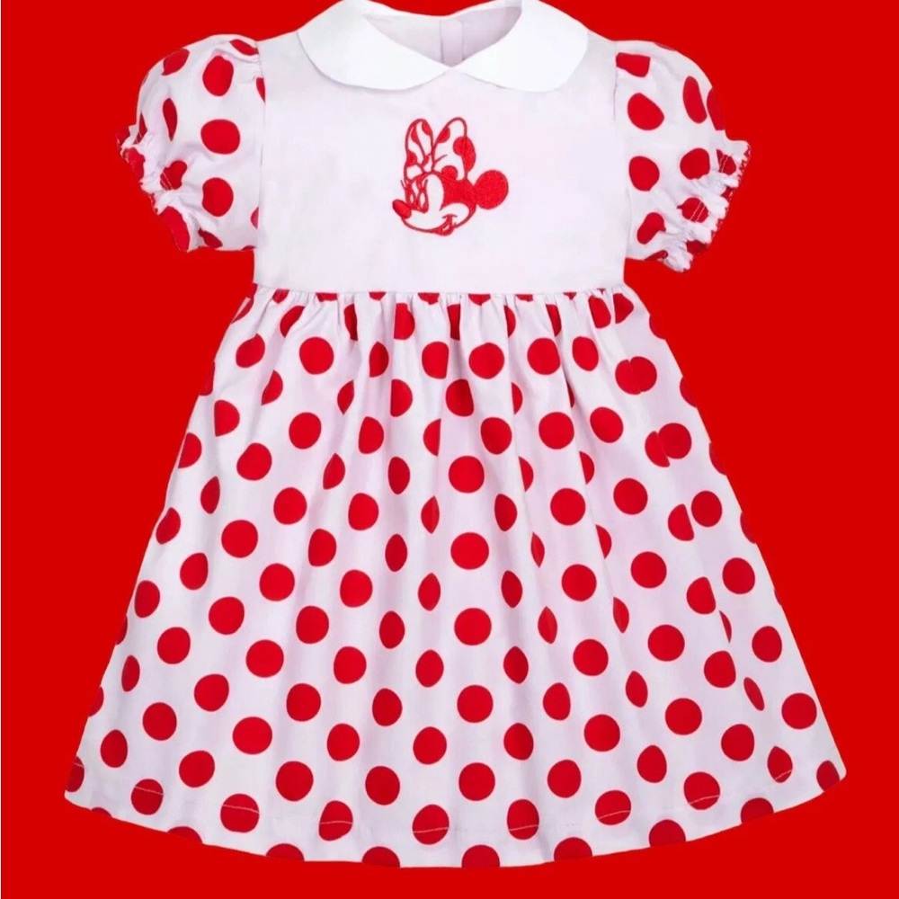 Disney Baby White and Red Outfit New 12-18 Months 2 PC New